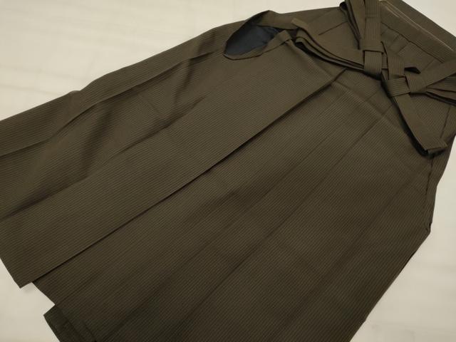 平和屋着物■男性 行灯袴 縞 正絹 逸品 CABG5901oy