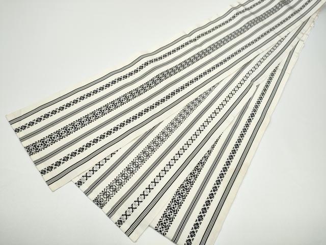 平和屋着物●本場筑前博多織 半幅帯 献上 正絹 逸品 CABG6003hy