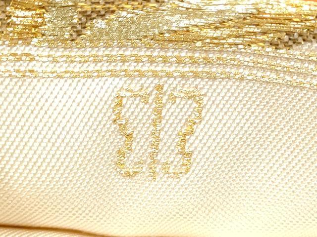 平和屋着物●西陣 川島織物 六通柄 本袋帯 七宝花文 金糸 正絹 逸品 CABG6019hy