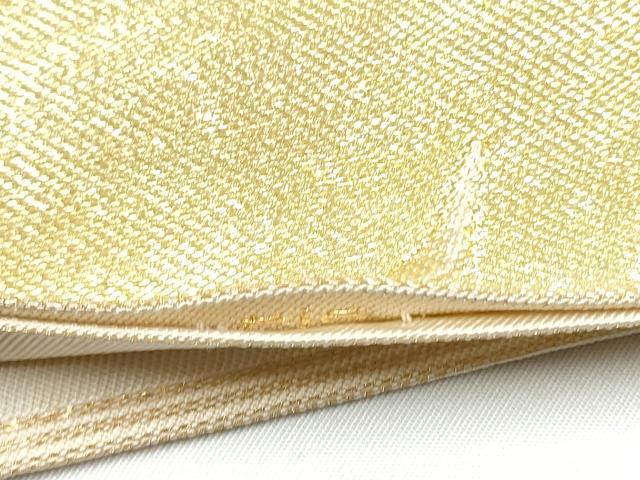 平和屋着物●西陣 川島織物 六通柄 本袋帯 色紙重ね亀甲花文 金糸 正絹 逸品 CABG6047hy