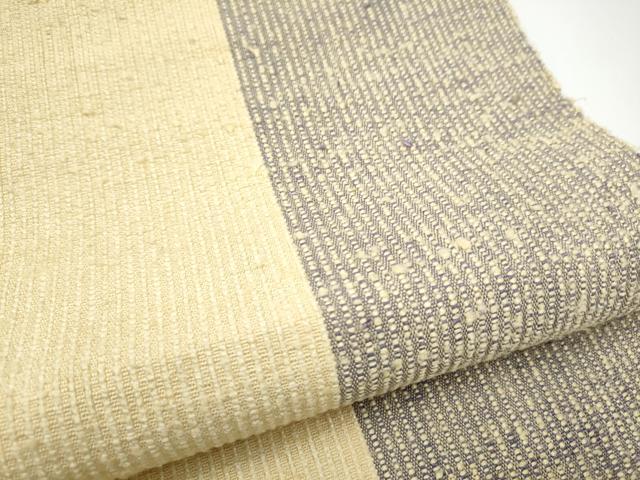 平和屋着物●八寸名古屋帯 紬地 霞文 正絹 逸品 CABG6099hy