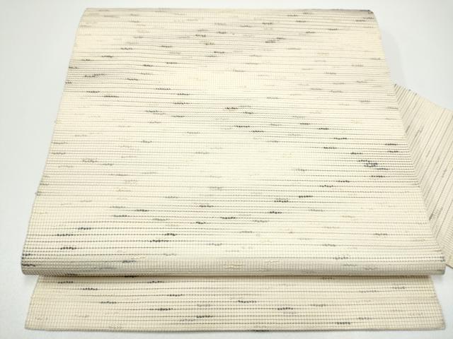 平和屋着物●本場筑前博多織 八寸名古屋帯 霞文 正絹 逸品 CABG6127hy