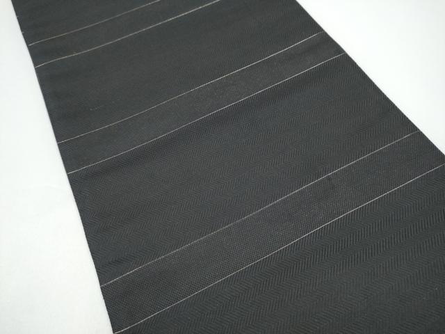 平和屋着物●六通柄袋帯 幾何学文様 金銀糸 正絹 逸品 CABG6186hy