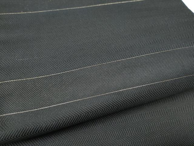 平和屋着物●六通柄袋帯 幾何学文様 金銀糸 正絹 逸品 CABG6186hy