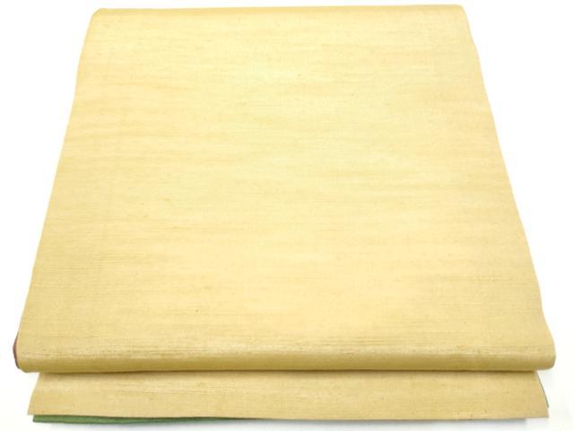 平和屋着物●菅原工房 菅原結作 漢方染紬 両面 両方向 全通柄袋帯 紬地 史季 エ霞文 証紙付き 正絹 逸品 未使用 CABG6208hy