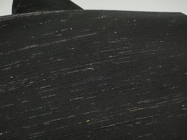 平和屋着物●全通柄 九寸名古屋帯 紬地 霞文 金糸 正絹 逸品 CABG6223hy