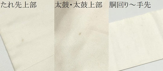 平和屋着物●洛風林 工芸帯地 九寸名古屋帯 更紗花唐草文 金糸 正絹 逸品 CABG6235hy