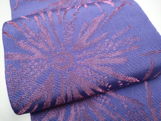 平和屋着物●両面 半幅帯 舞花文 ハート CABG6274hy