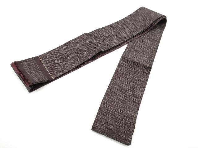 平和屋着物●男性 両面 角帯 霞文 正絹 逸品 CABG6342hy