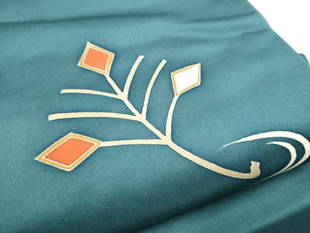 平和屋着物●太鼓柄 京袋帯 松葉文 正絹 逸品 CABG6376hy