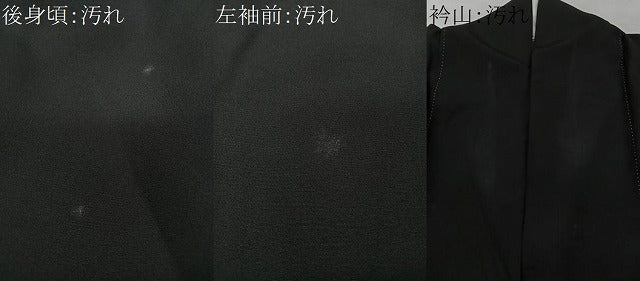 平和屋着物■豪華黒留袖 飛鶴松梅文 暈し染め 金彩 正絹 逸品 CABG6430xe