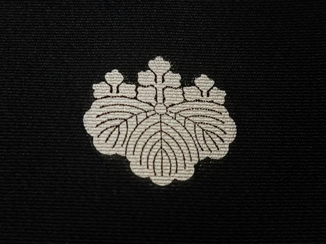 平和屋着物■豪華黒留袖 飛鶴松梅文 暈し染め 金彩 正絹 逸品 CABG6430xe