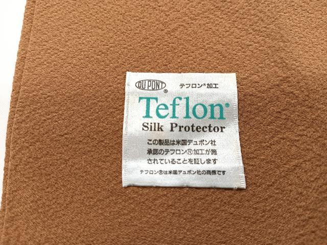 平和屋着物■上質な色無地 丁字染色 正絹 逸品 CABG6436xe