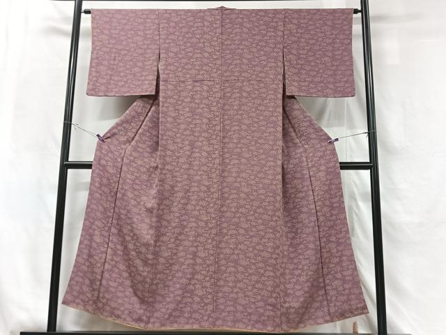 平和屋着物■上質な小紋 露芝花文 正絹 逸品 CABG6438xe