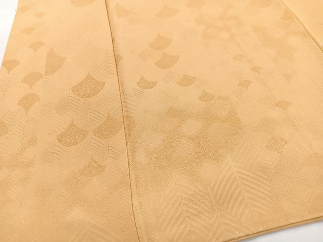 平和屋着物■上質な色無地 花葉色 正絹 逸品 CABG6439xe