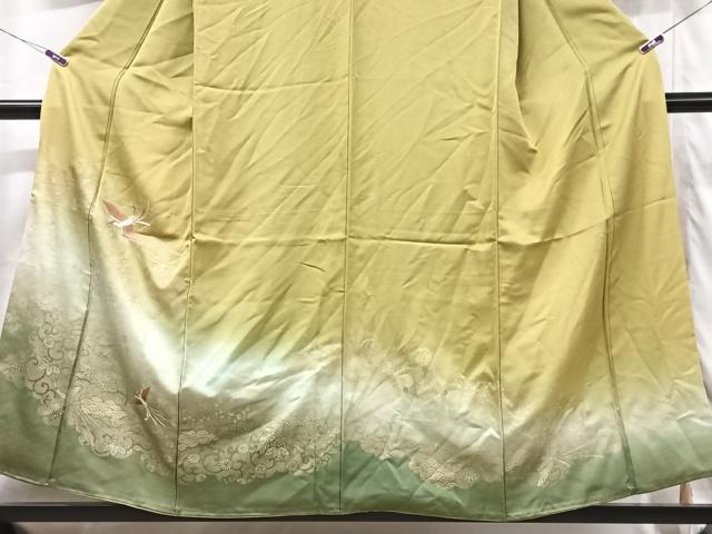 平和屋着物■訪問着 刺繍 鳳凰 暈し染め 鈴乃屋扱い 正絹 逸品 CABG6446xe