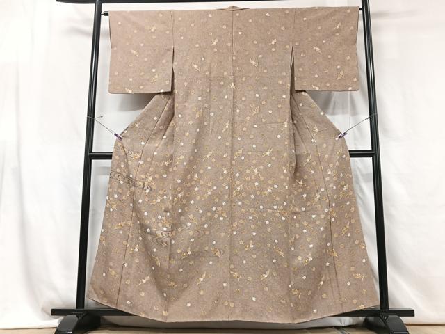 平和屋着物■上質な小紋 舞楓文 正絹 逸品 CABG6462xe