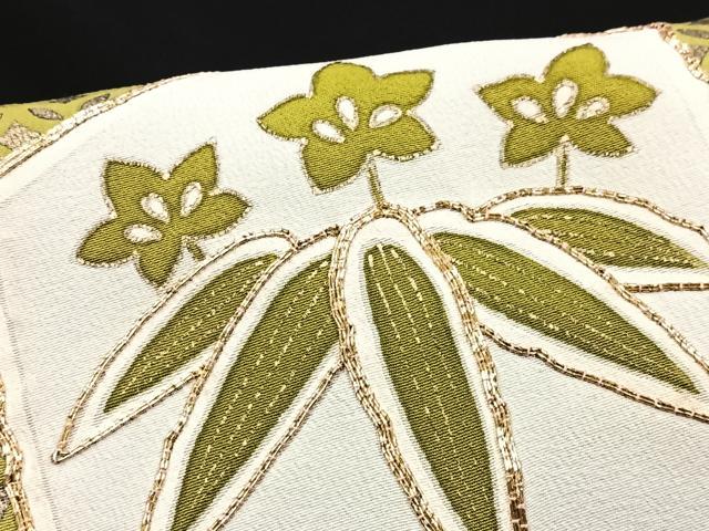 平和屋着物■豪華黒留袖 駒刺繍 更紗花文 正絹 逸品 CABG6468xe