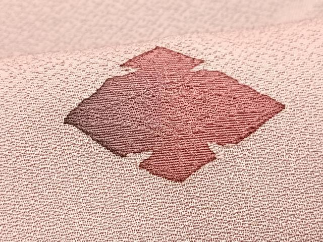 平和屋着物■上質な小紋 松皮菱文 暈し染め 正絹 逸品 CABG6492xe
