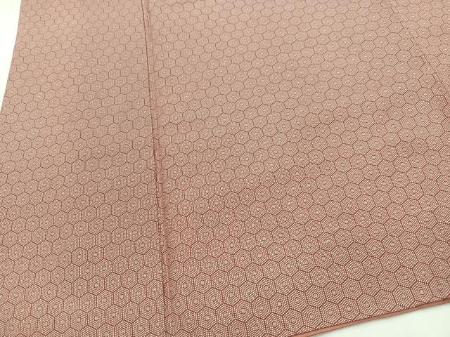 平和屋着物■江戸小紋 亀甲小紋柄 正絹 逸品 未使用 CABG6494xe