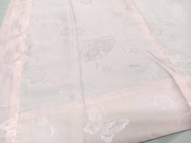 平和屋着物■振袖用長襦袢 無双仕立て 扇面花地紋 洗える着物 CABG6519xe
