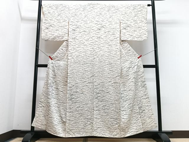 平和屋着物■上質な小紋 溢れ松葉文 正絹 逸品 CABG6523xe