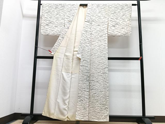 平和屋着物■上質な小紋 溢れ松葉文 正絹 逸品 CABG6523xe