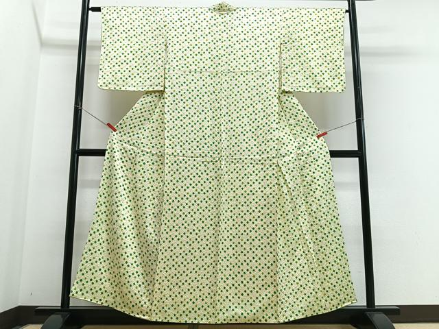 平和屋着物■上質な小紋 総絞り 正絹 逸品 CABG6527xe