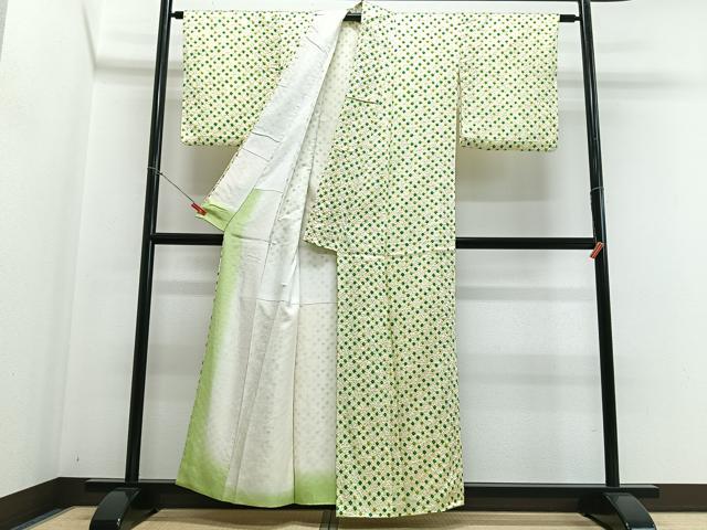 平和屋着物■上質な小紋 総絞り 正絹 逸品 CABG6527xe