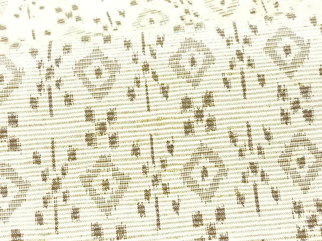 平和屋着物■上質な紬 花菱文 正絹 逸品 CABG6542xe