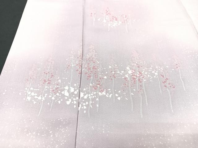 平和屋着物■訪問着 手描き 幾何学文様 暈し染め 正絹 逸品 CABG6567xe