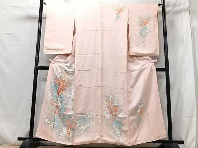 平和屋着物■訪問着 枝花文 暈し染め 正絹 逸品 CABG6570xe