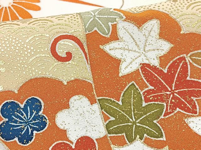 平和屋着物■訪問着 駒刺繍 舞蝶文 暈し染め 金彩 正絹 逸品 CABG6575xe