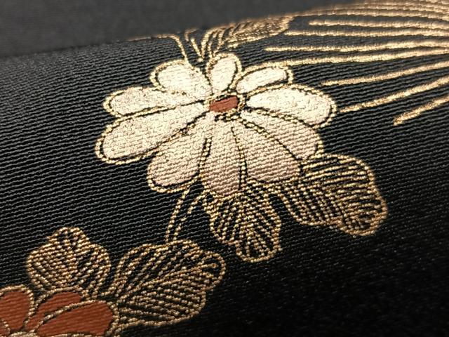 平和屋着物■豪華黒留袖 芝草松文 暈し染め 金彩 正絹 逸品 CABG6576xe