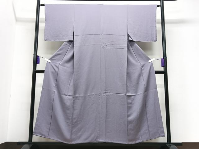 平和屋着物■上質な色無地 浅紫色 正絹 逸品 CABG6608xe
