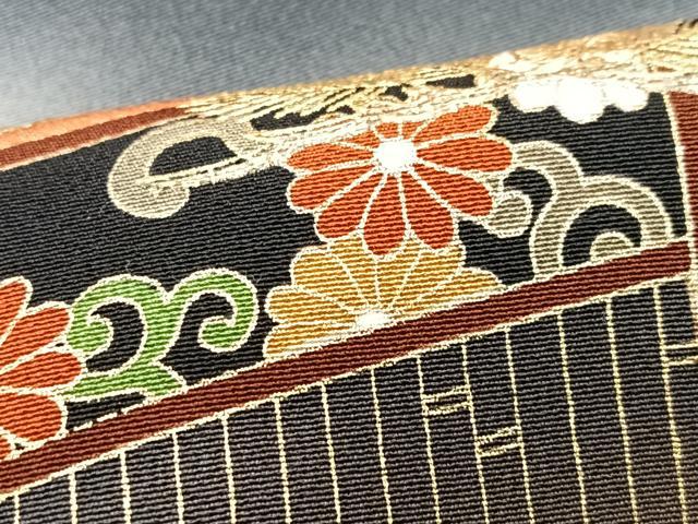 平和屋着物■豪華黒留袖 作家物 花鼓文 暈し染め 金彩 正絹 逸品 CABG6614xe