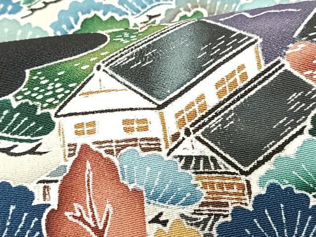 平和屋着物■豪華黒留袖 風景松文 正絹 逸品 CABG6616xe