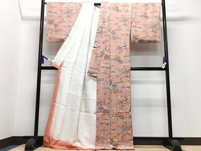 平和屋着物■上質な小紋 花鳥文 正絹 逸品 CABG6645xe