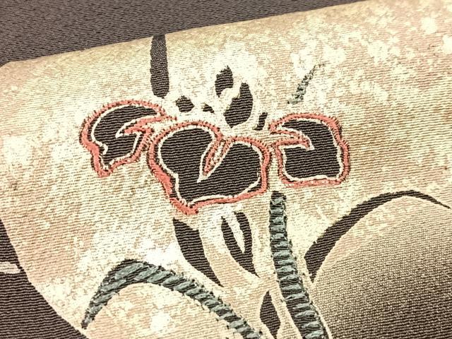 平和屋着物■訪問着 刺繍 花鳥文 金彩 正絹 逸品 CABG6669xe