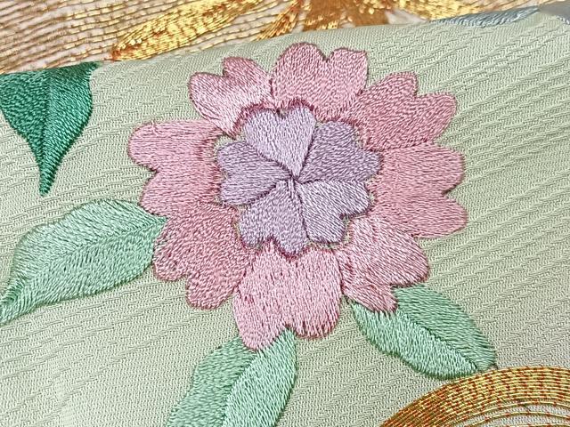 平和屋着物■豪華振袖 駒刺繍 花蝶文 暈し染め 正絹 逸品 CABG6672xe