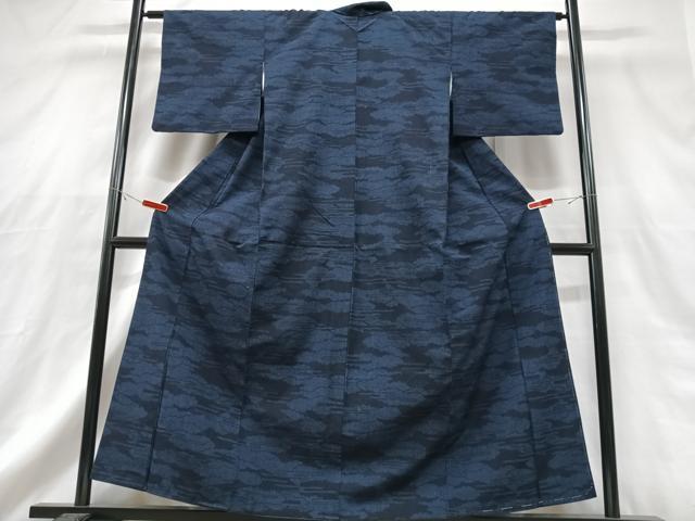 平和屋着物■上質な紬 雲取り文 正絹 逸品 CABG6710xe