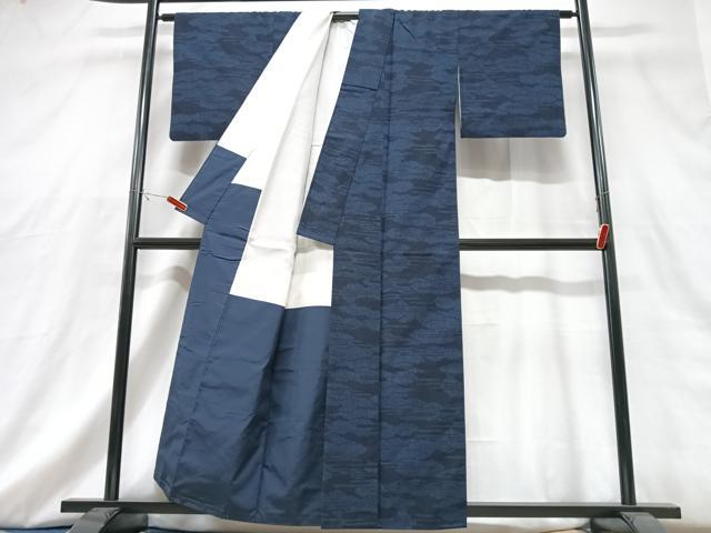 平和屋着物■上質な紬 雲取り文 正絹 逸品 CABG6710xe
