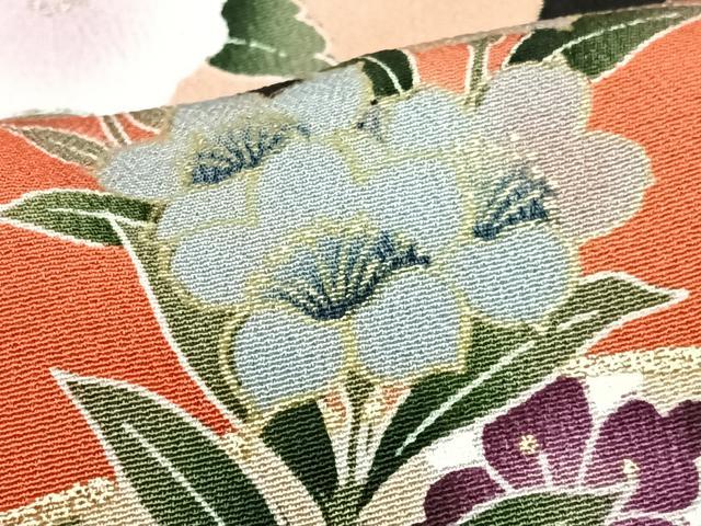 平和屋着物■豪華黒留袖 駒刺繍 御所車花文 金彩 正絹 逸品 CABG6717xe
