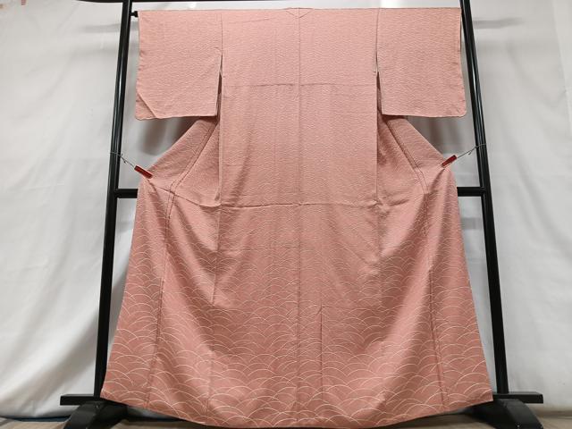 平和屋着物■上質な小紋 芝草文 正絹 逸品 CABG6722xe
