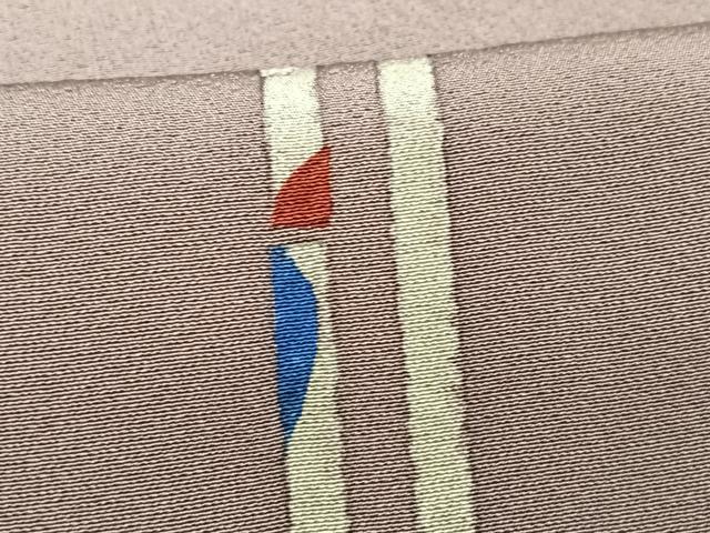 平和屋着物■上質な小紋 幾何学文様 正絹 逸品 CABG6753xe