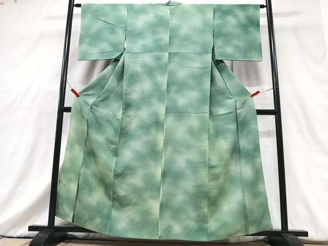 平和屋着物■上質な小紋 立波地紋 暈し染め 正絹 逸品 CABG6754xe