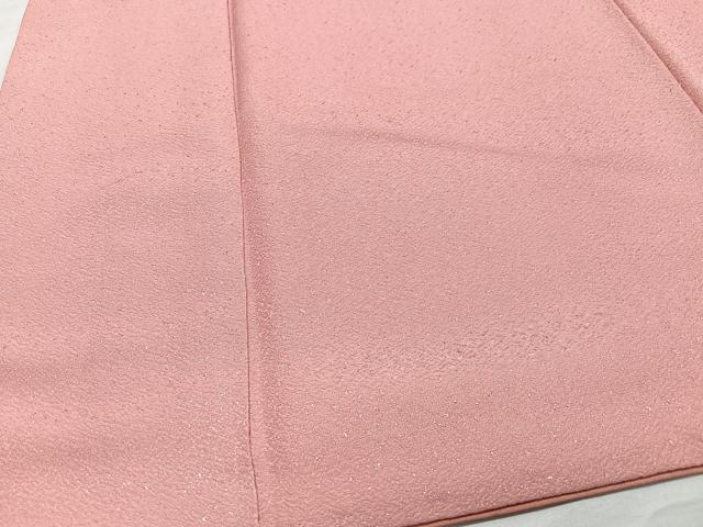 平和屋着物■色無地 珊瑚色 洗える着物 CABG6789xe