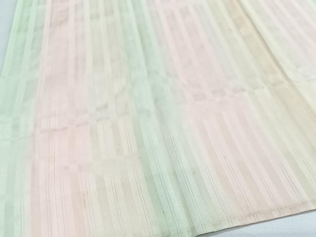 平和屋着物■長襦袢 袷 縞 正絹 逸品 CABG6793xe