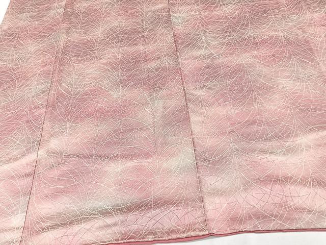 平和屋着物■上質な小紋 草重ね文 暈し染め 正絹 逸品 CABG6836xi