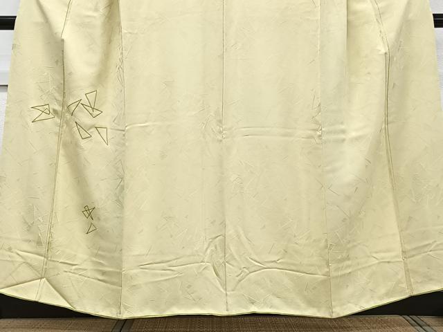 平和屋着物■豪華色留袖 幾何学地紋 金糸 正絹 逸品 CABG6841xi